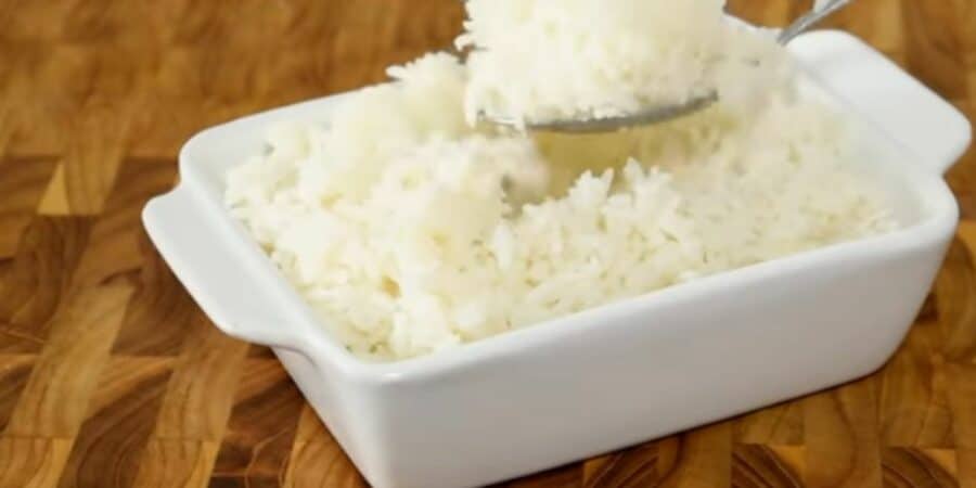 como fazer arroz branco soltinho