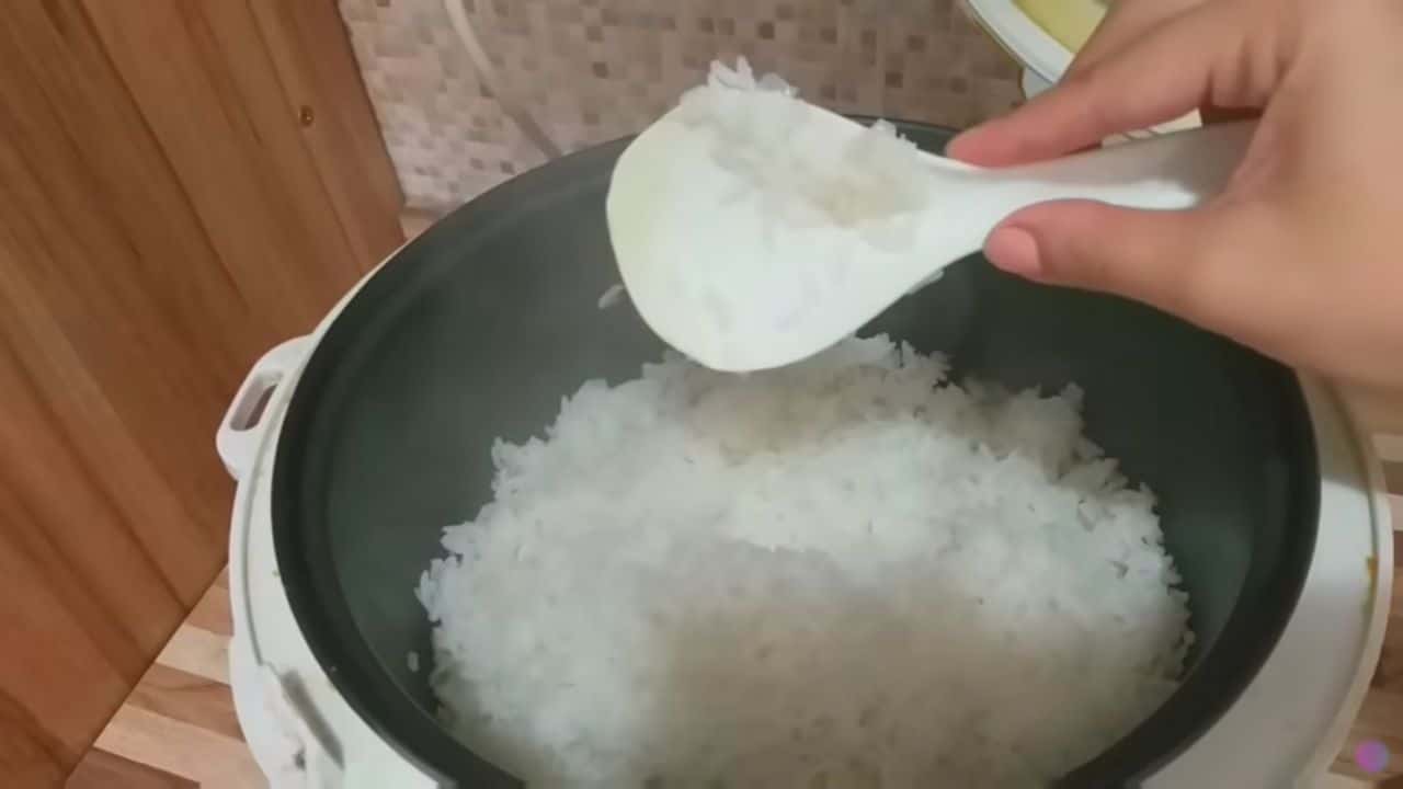 Arroz na panela elétrica