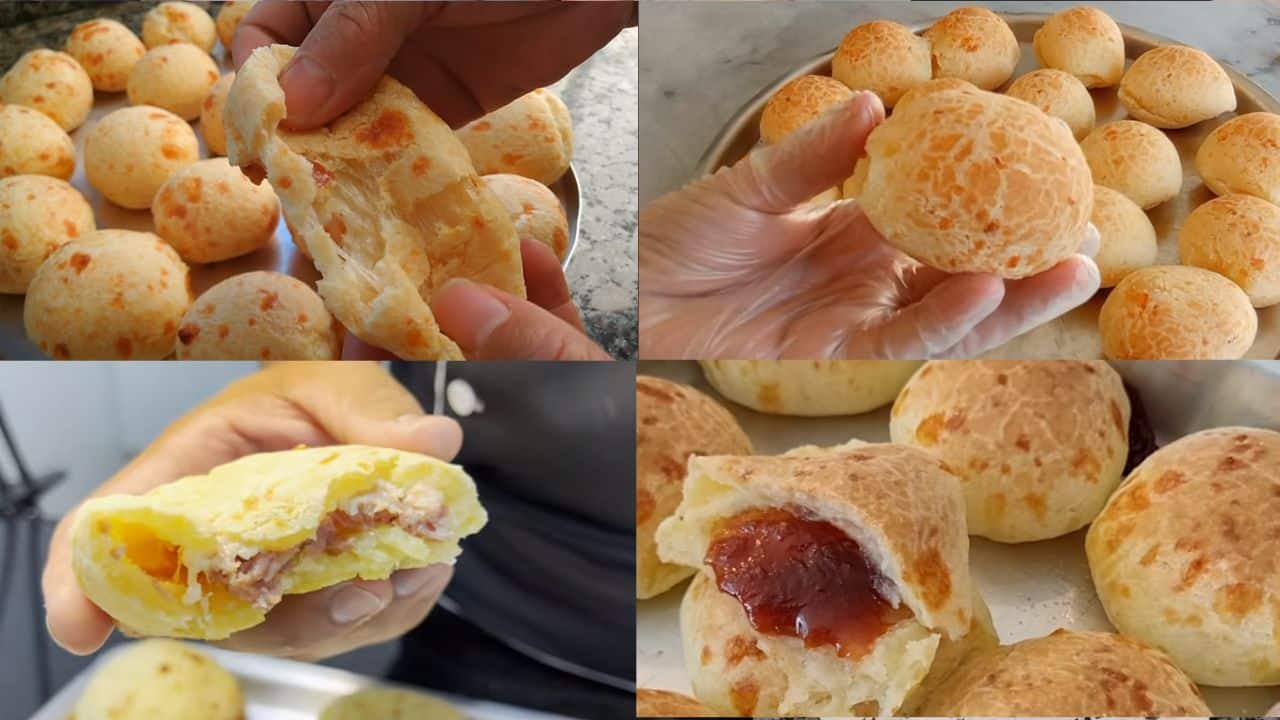 receitas de pão de queijo