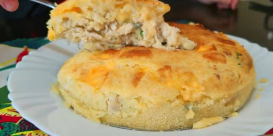 Torta de Frango Na Airfryer