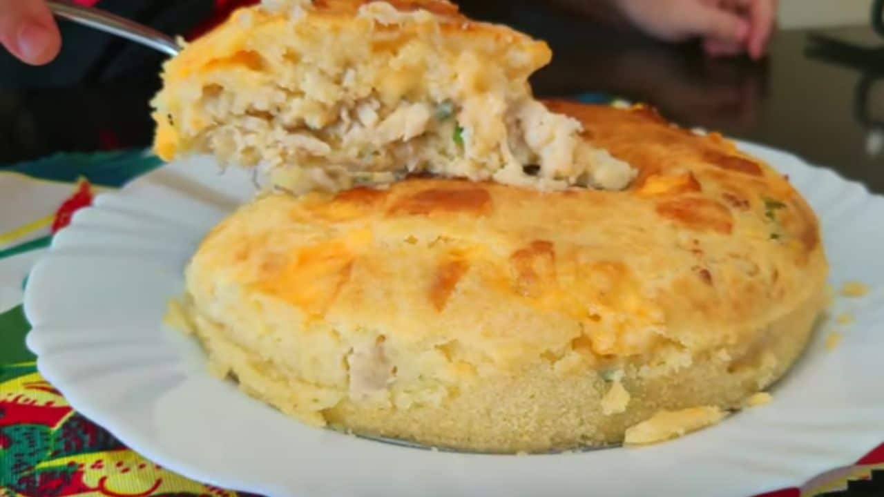 Torta de Frango Na Airfryer