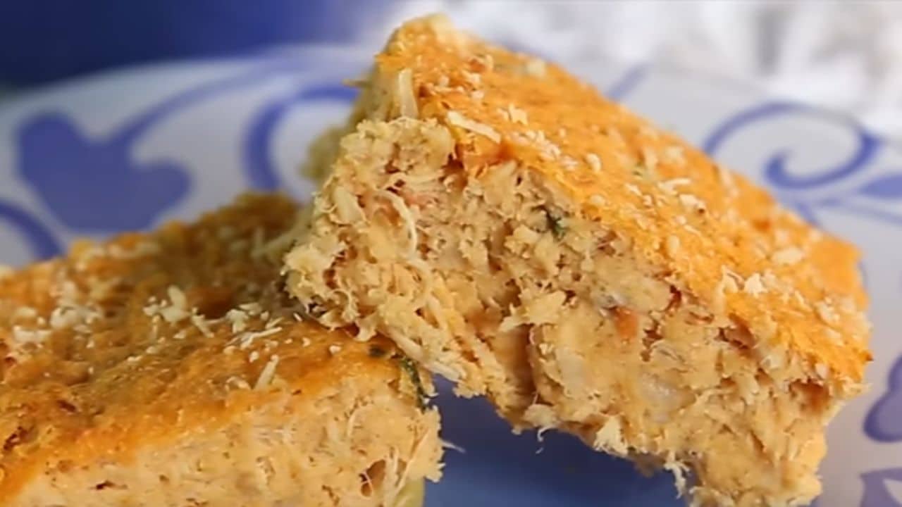 Torta de Frango com Aveia