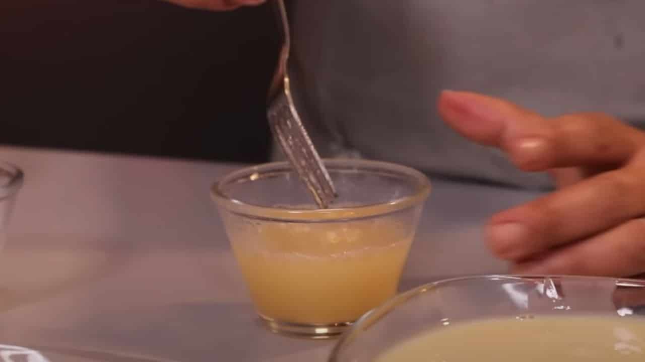 Hidratando a gelatina