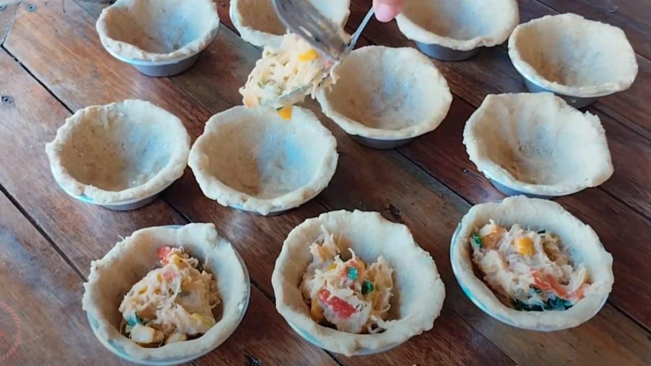 Modelar as empadinhas