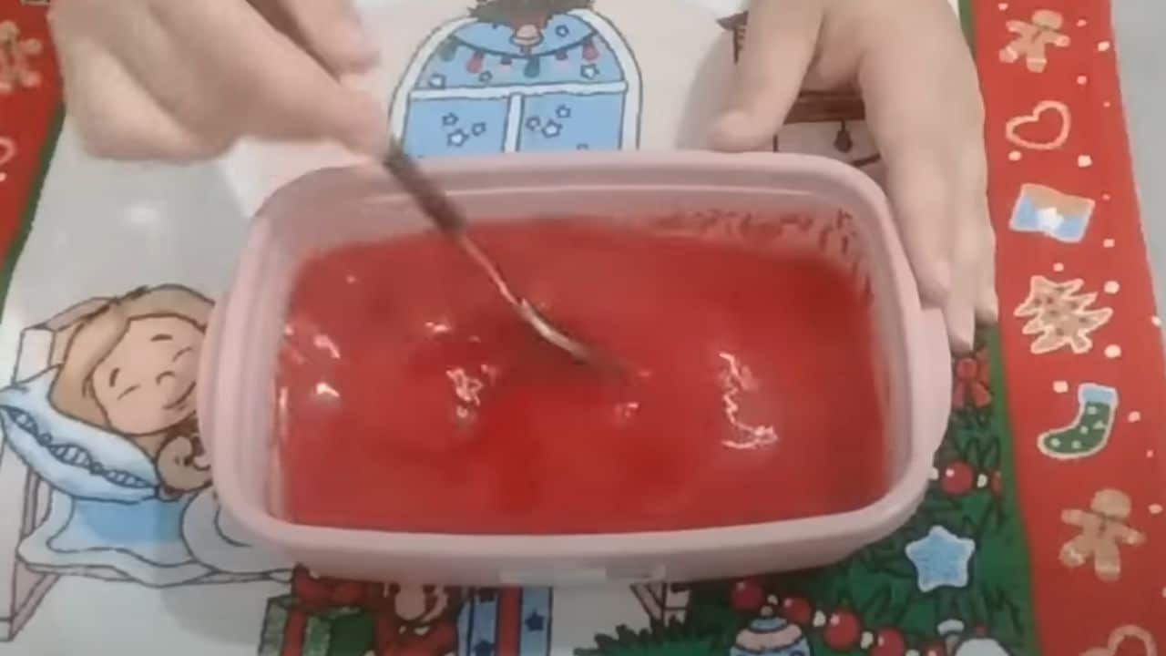 Preparando a gelatina