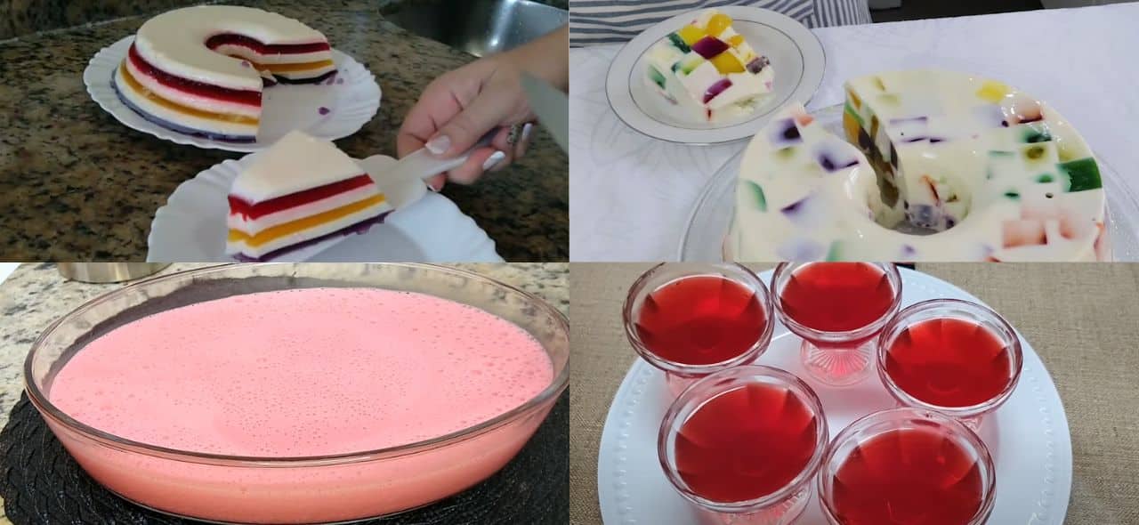 receitas de gelatina