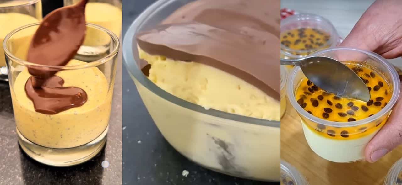 receitas de mousse de maracuja