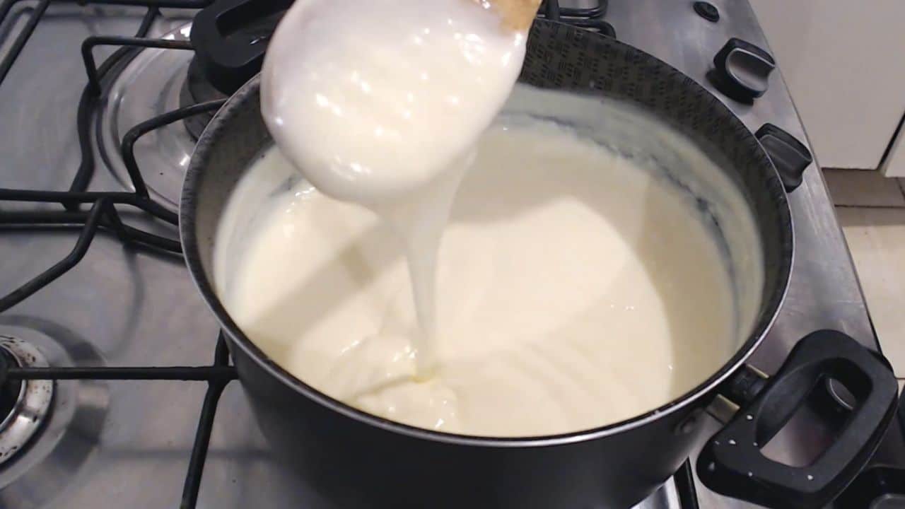 Cozinhar o creme